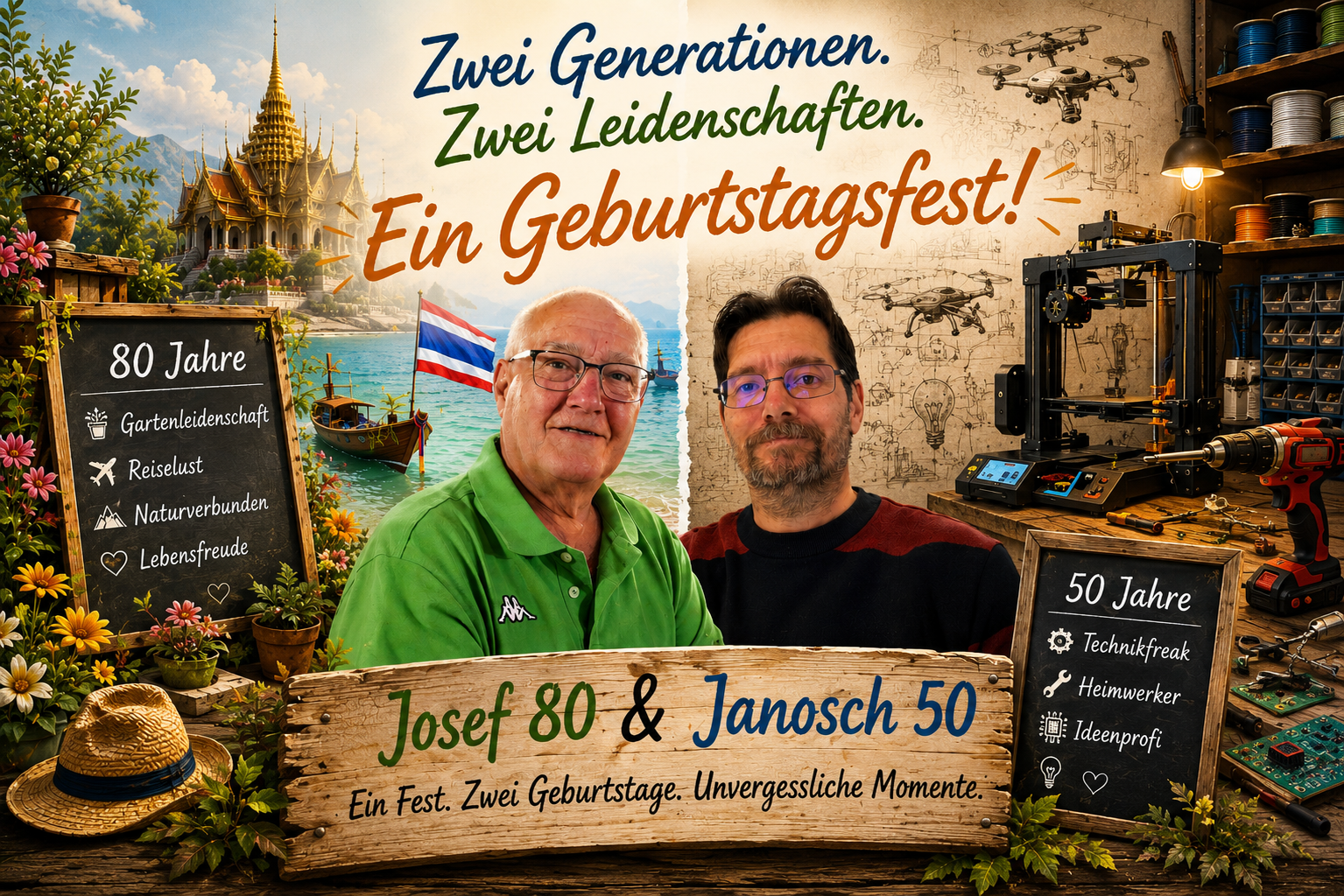 Josef 80 & Janosch 50